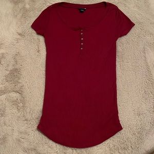 Burgundy/maroon red shirt